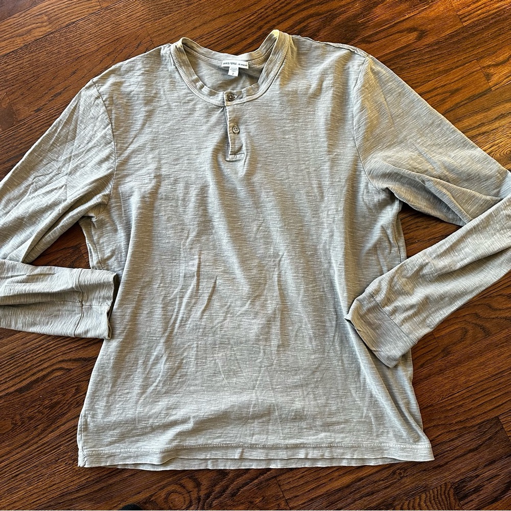 Bundle of James Perse & Marine Layer long sleeve Med Henleys - Picture 5 of 17